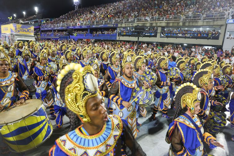 Rio de Janeiro (RJ), 03/03/2025 – Unidos da Tijuca abre os desfiles no segundo dia de carnaval do grupo Especial na Marquês de Sapucaí, na região central do Rio de Janeiro. Foto: Tomaz Silva/Agência Brasil