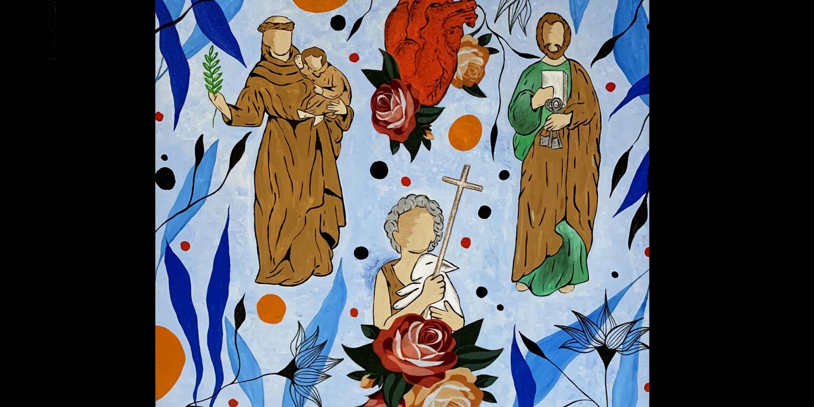 Exposição em Salvador homenageia os santos juninos na mostra “Três Homens de Fé”.