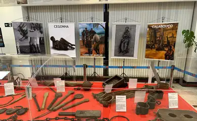 São Paulo (SP), 20/05/2025 - Pesquisadora reúne peças do período da escravidão por 15 anos e realiza a exposição Ecos do Silêncio, de objetos e documentos da época da colonização e escravização de negros vindos do continente africano e seus descendentes mais diretos. Foto: