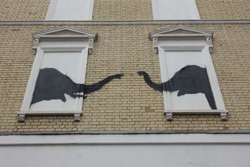 Obra de Banksy em Londres