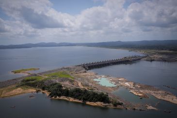 Vice-Presidente da República e presidente do Conselho Nacional da Amazônia Legal, General Hamilton Mourão, durante visita à Usina Hidrelétrica de Belo Monte