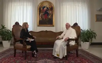 Brasília- DF - 24/04/2025 - A TV Brasil exibe uma entrevista exclusiva do Papa Francisco nesta quinta-feira (24), às 23h. A entrevista foi apresentada originalmente em 2023. Foto TV Brasil