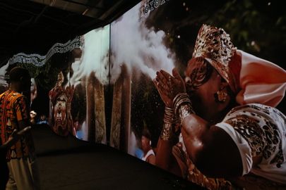 São Paulo (SP), 21/05/2024 - Mostra Línguas Africanas que Fazem o Brasil, com curadoria de Tiganá Santana, no Museu da Língua Portuguesa. Foto: Rovena Rosa/Agência Brasil