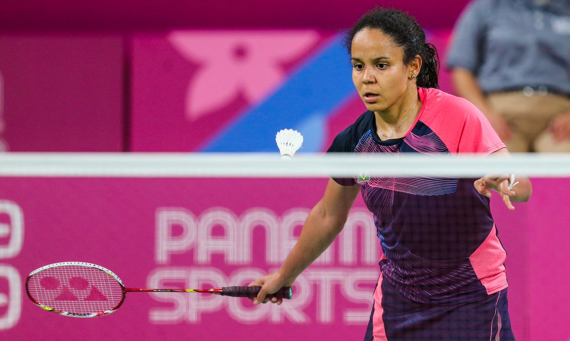 Fabiana Siva - badmiinton - Fabiana Silva (Brasil) na competição de badminton nos Jogos Pan-Americanos Lima 2019. 