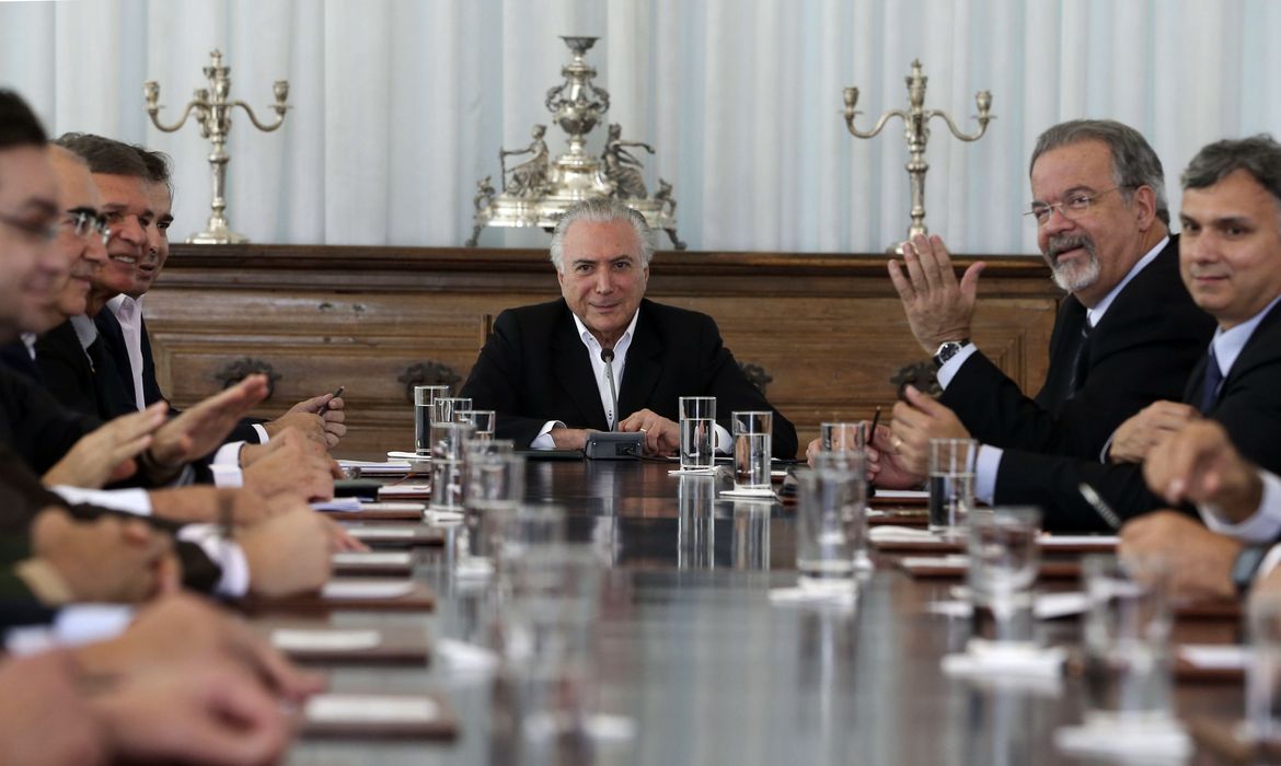 Presidente da República, Michel Temer, durante Reunião do Conselho da República e do Conselho de Defesa Nacional.