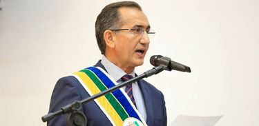 Waldir Góes fala em seu discurso, que vai buscar relação de respeito com o Presidente Bolsonaro