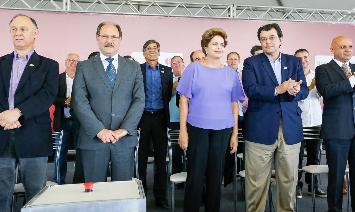 Santa Vitória do Palmar - RS, 27/02/2015. Presidenta Dilma Rousseff durante cerimônia de inauguração do parque eólico de Geribatu e do sistema de transmissão associado
