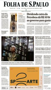 Capa do Jornal Folha de S. Paulo Edição 2024-04-06