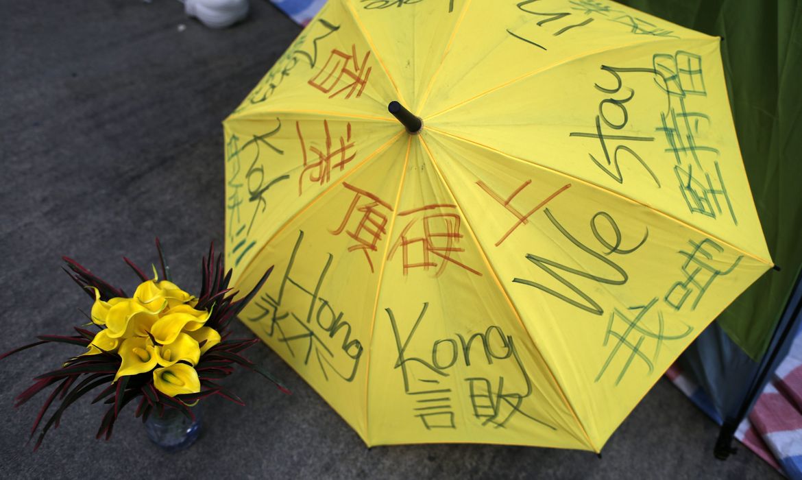 Hong Kong, protesto, pró-democracia