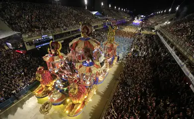 Rio de Janeiro. 13/02/2024. Carnaval 2024  Sambódromo da Marquês de Sapucaí, desfile da Portela.
Foto: Alex Ferro | Riotur
