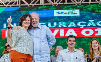 Santarém (PA), 07.08.2023 - Presidente da República, Luiz Inácio Lula da Silva inaugura, em Santarém,  a Infovia 01 – Trecho Santarém - Manaus. Foto: Ricardo Stuckert/PR