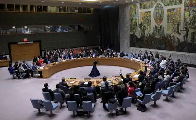Conselho de Segurança da ONU em Nova York
25/3/2024 REUTERS/Andrew Kelly
