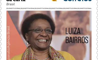 Brasília (DF), 17/09/2024 - Selo dos Correios em homenagem à Luiza Bairros. Foto: Correios/Divulgação