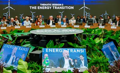 Belém (PA) - 07/11/2025 - Presidente da República, Luiz Inácio Lula da Silva, durante a Segunda Sessão Temática da Mesa Redonda de Líderes: Transição Energética. Mesa Redonda de Líderes  Parque da Cidade  Belém (PA)<br />
Foto: Ricardo Stuckert / PR