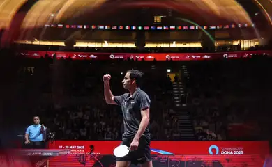 Hugo Calderano avança à final do Mundial de Tênis de Mesa, em 24/05/2025