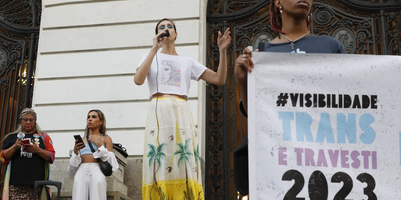 Ato pela Visibilidade Trans e Travesti 2023 | Agência Brasil - EBC