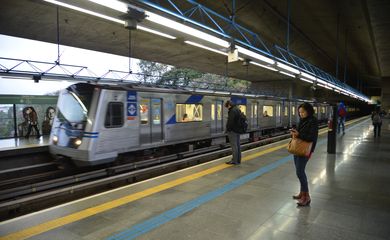 Estação Sumaré da linha verde do metrô de São Paulo.
