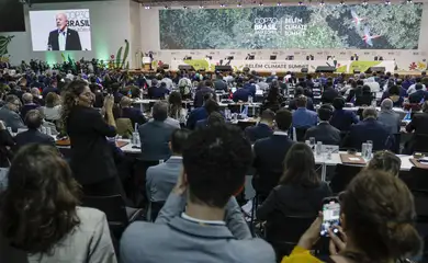 Belém (PA), 06/11/2025 - Geral do plenária geral dos líderes na cúpula do clima, COP30. 
Foto: Bruno Peres/Agência Brasil