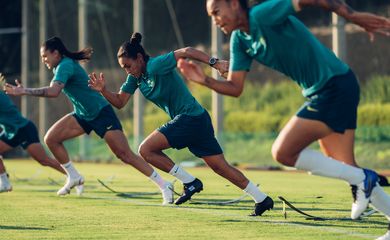 Treino da seleção feminina