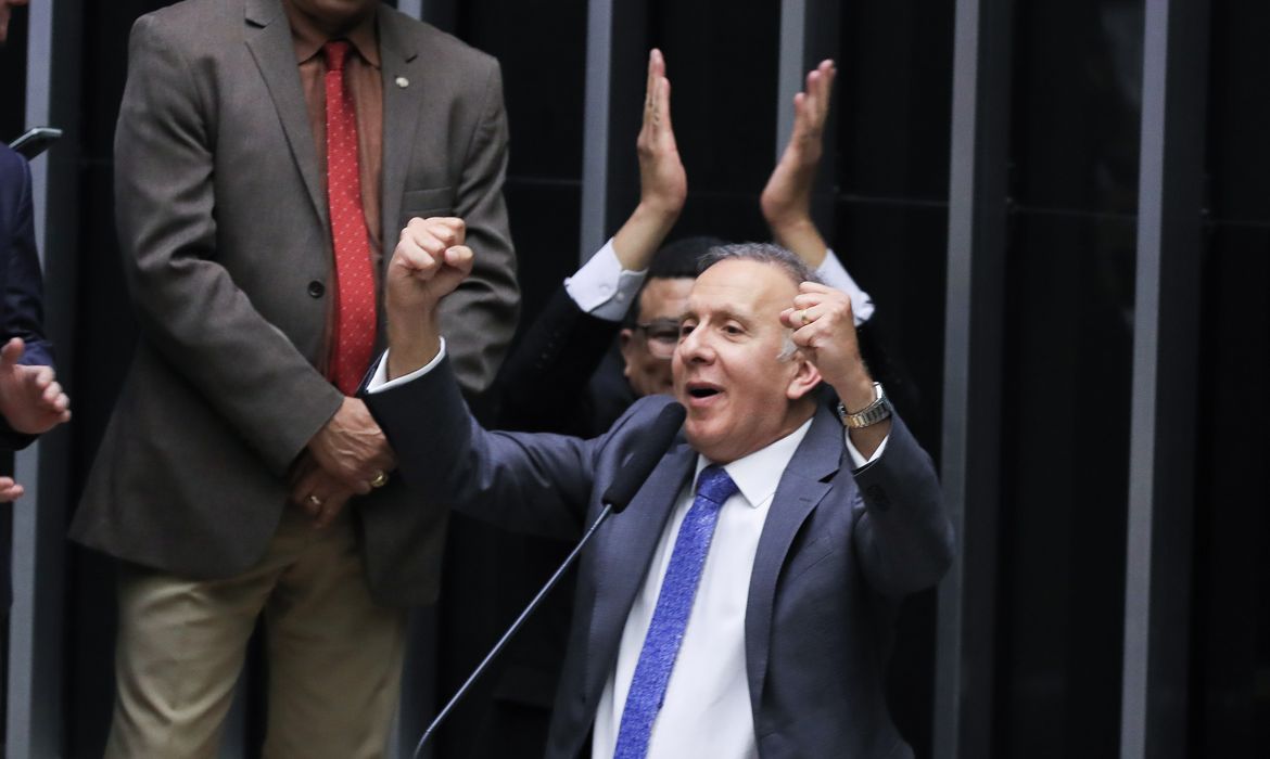 Brasília (DF) 06/07/2023 Comemoração da aprovação em primeiro turno da Reforma Tributária na Câmara dos Deputados.  Foto Lula Marques/ Agência Brasil.