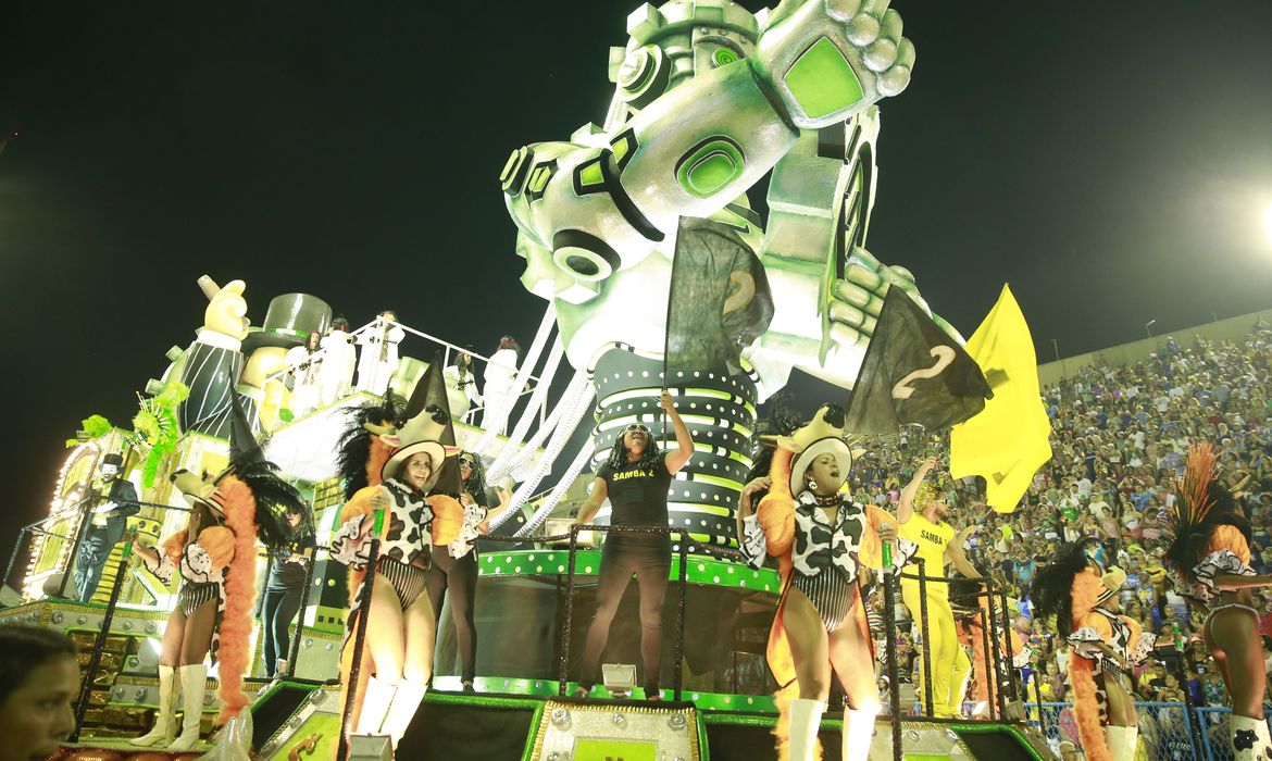 Desfile da São Clemente no Carnaval 2019 no Rio de Janeiro