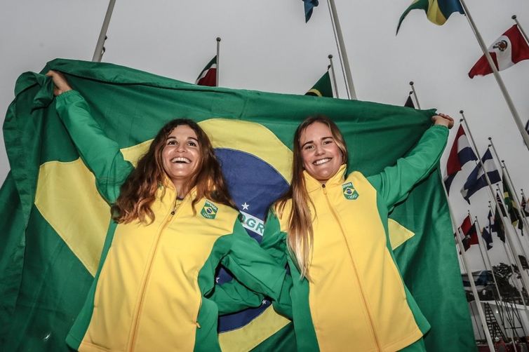 Martine Grael e Kahena Kunze serÃ£o as porta-bandeiras do Time Brasil na Abertura dos Jogos Pan-americanos Lima 2019
