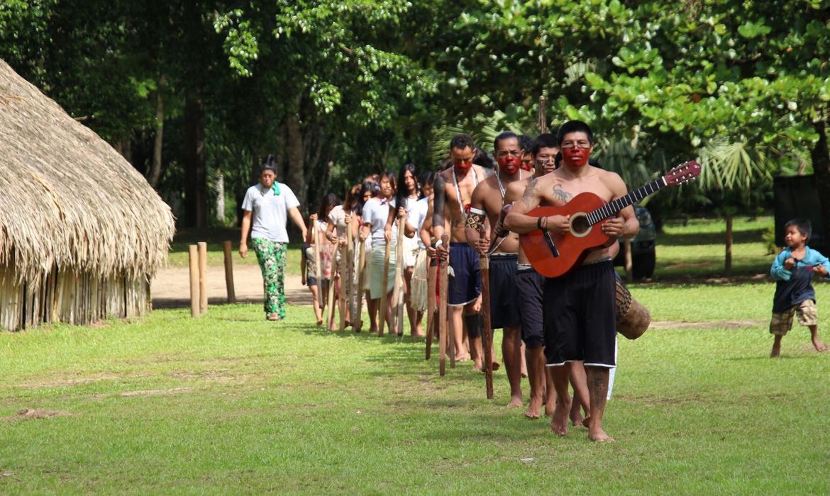 Agosto Indígena tem diversas atividades culturais e formativas em São Paulo. Roça Guarani SESC São José. Foto: SESCSP/Divulgação