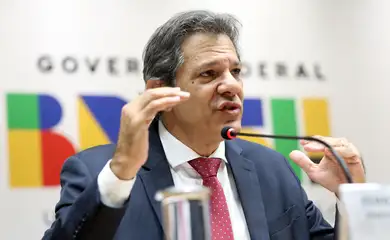 Brasília (DF), 22/05/2025 - O ministro da Fazenda, Fernando Haddad, durante divulgação dos dados do Relatório de Avaliação de Receitas e Despesas Primárias do 2º bimestre de 2025. Foto: Valter Campanato/Agência Brasil