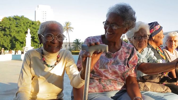 A cubana Célia Biskay tem 105 anos de vida