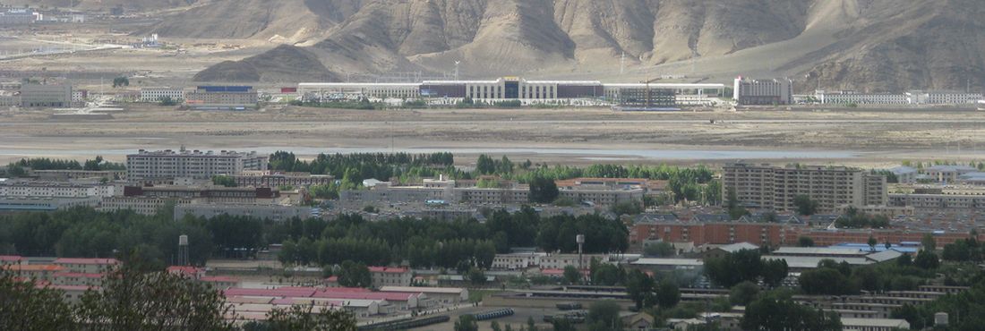 Estação de trem em Lhasa, capital do Tibete