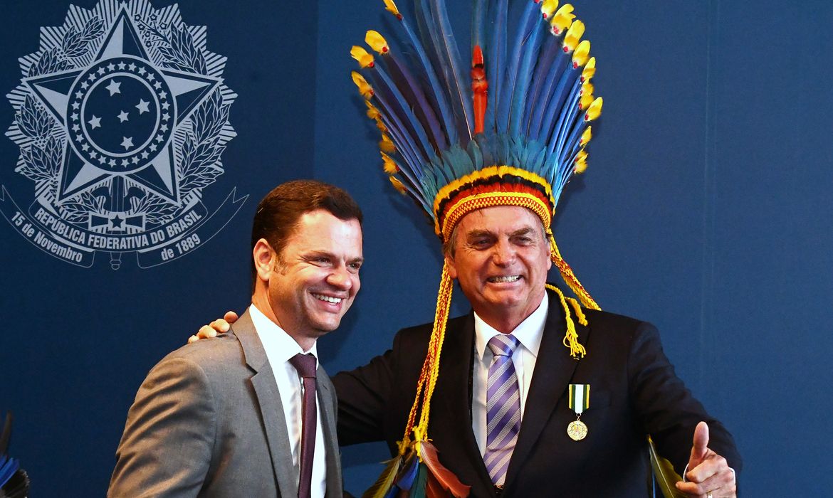 Indigenista/Foto:Isaac Amorim/MJSP

2022.03.18-FUNAI - Medalha do Mérito Indigenista/Foto:Isaac Amorim/MJSP
