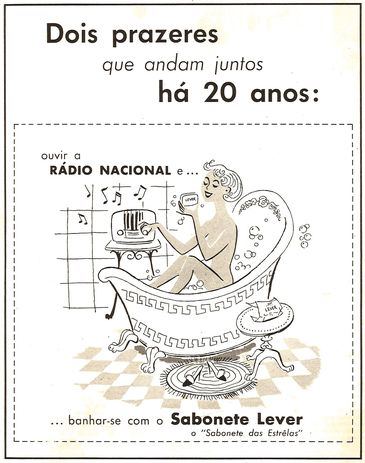Publicidade - Sabonete Lever: 20 anos da Rádio Nacional