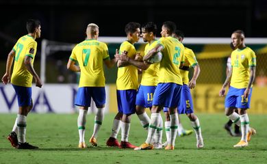 Jogo entre Brasil e Venezuela pelas eliminatórias - seleção brasileira - Copa do Mundo - Catar
