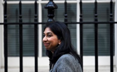 Ministra do Interior britânica, Suella Braverman