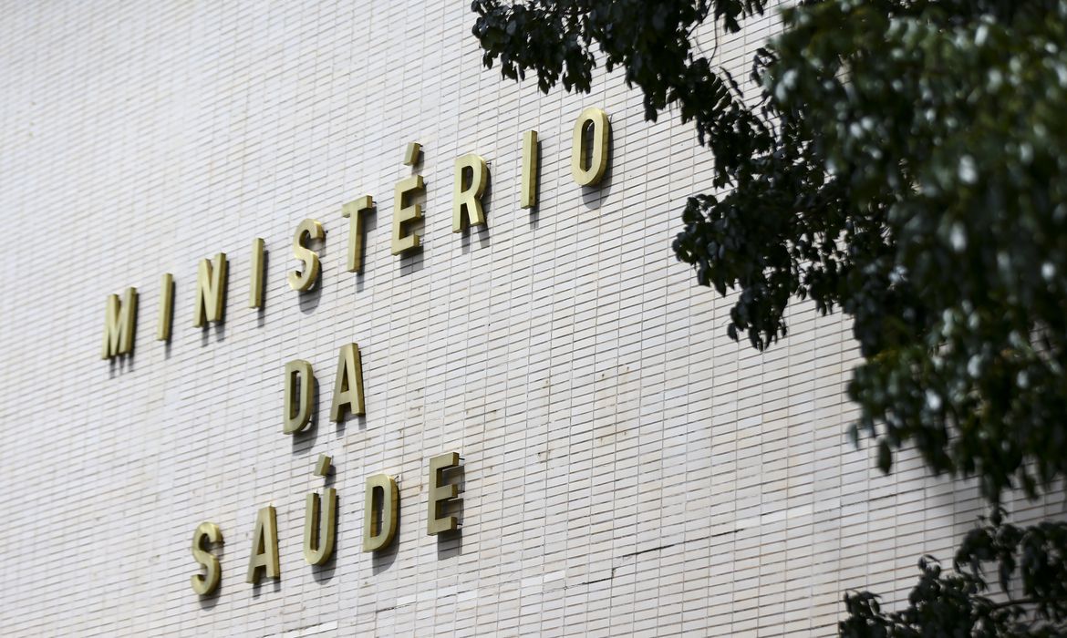 Marcelo Camargo/Agência Brasil Brasília (DF), 10/04/2023 - Fachada do ministério da Saúde.
