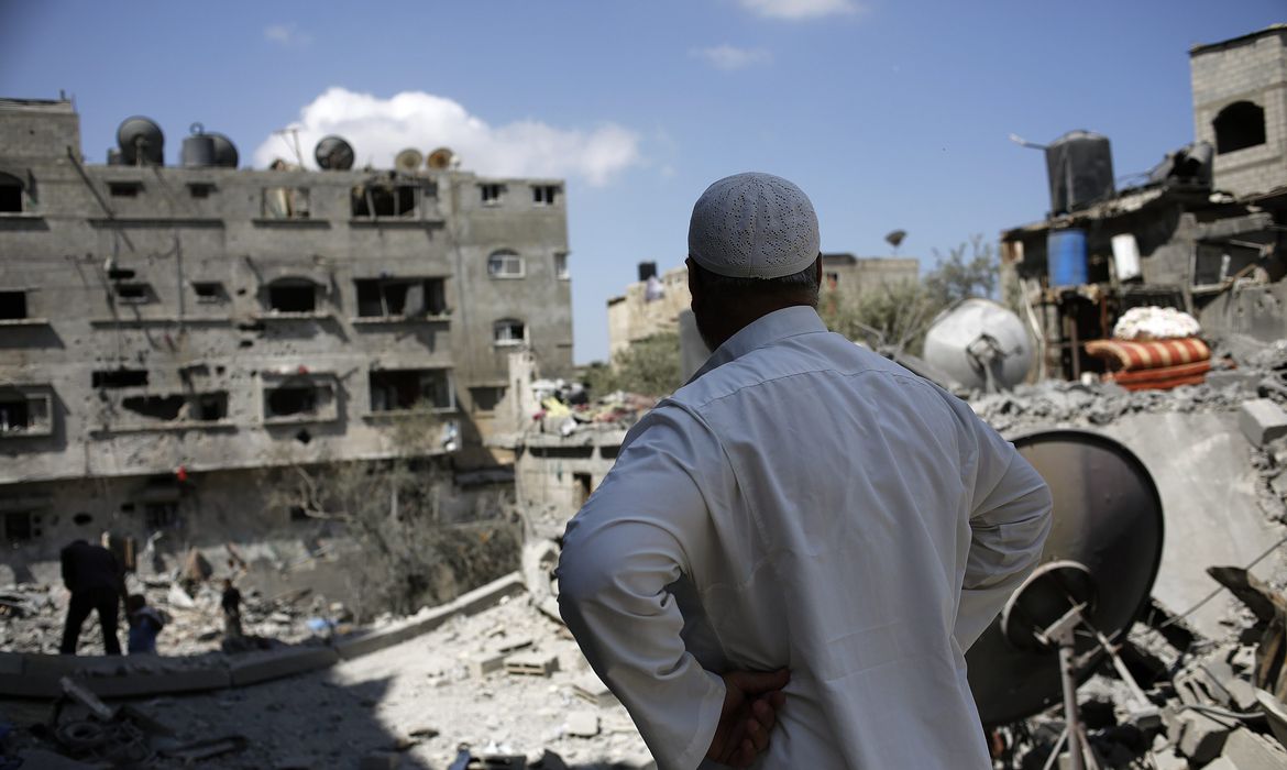 Faixa de Gaza - Divulgação Lusa/Mohammed Saber/Direitos reservados
