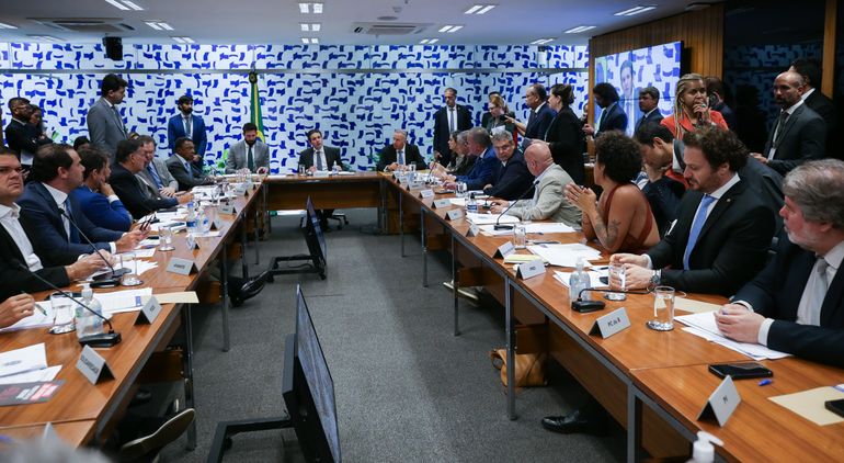 Brasília (DF), 13/03/2025  - Reunião de líderes da Câmara. Foto: Lula Marques/Agência Brasil