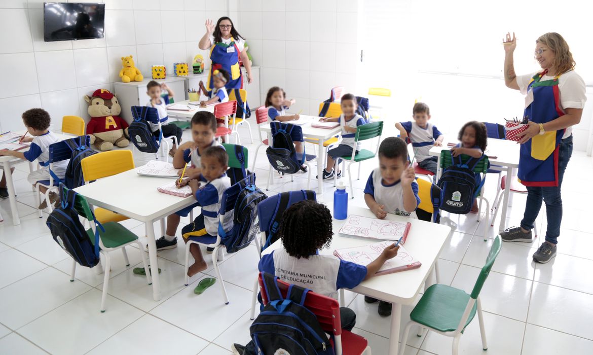 Crato (CE), 12/05/2023 - Inauguração da creche em Crato/CE. Foto: Angelo Miguel/MEC