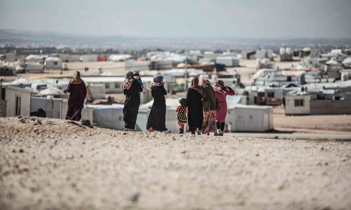 Campo de Zaatari, na Jordânia, que abriga mais de 80 mil refugiados sírios  Imagem Oxfam 