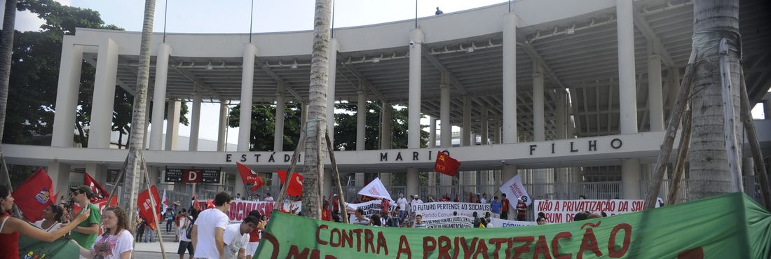 Movimentos sociais protestam contra o que consideram "privatização" do Rio de Janeiro
