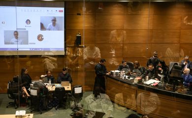 Rio de Janeiro (RJ), 30/10/2024 – Julgamento de Ronnie Lessa e Elcio Queiroz no 4º Tribunal do Júri do Rio de Janeiro, no Tribunal de Justiça, no centro da capital fluminense. Foto: Tomaz Silva/Agência Brasil