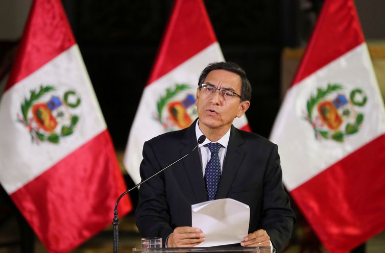 Presidente Vizcarra anuncia a dissolução  do Congresso peruano nesta segunda (1)