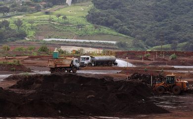 Brumadinho (MG), 23/01/2024 - Local onde funcionava a mina Córrego do Feijão da Vale do Rio Doce e estações de busca de vítimas do rompimento da barragem. Foto: Tânia Rêgo/Agência Brasil