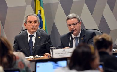 Brasília - Comissão Especial do Impeachment no Senado aprova parecer do relator Antonio Anastasia, favorável ao processo de afastamento da presidenta Dilma Rousseff (Antonio Cruz/Agência Brasil)