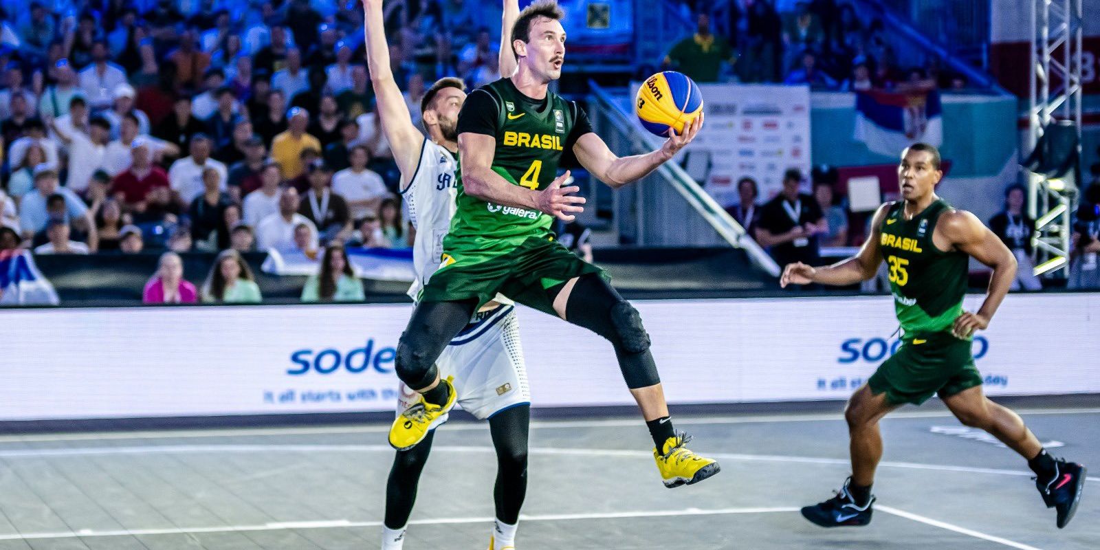 Estrela da Seleção Brasileira joga Basquete 3x3 no Jardim São Benedito