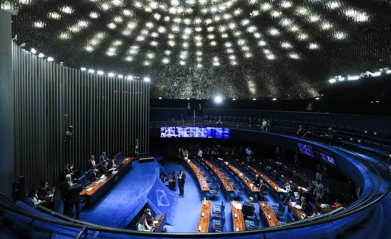 Brasília (DF) 12/07/2023  Senador Rodrigo Pacheco durante Sessão do Senado que votou MPs e Projetos de lei. Foto Lula Marques/ Agência Brasil.