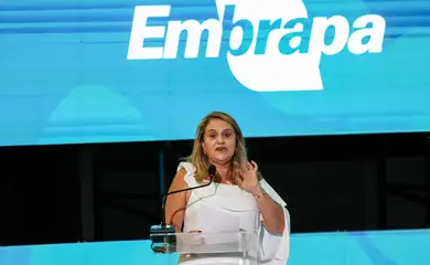 Brasília (DF) 25/04/2024 – A presidenta da Embrapa, Silvia Massruhá participa da Cerimônia de Comemoração de Aniversário da Embrapa 50+
Foto: José Cruz/Agência Brasil