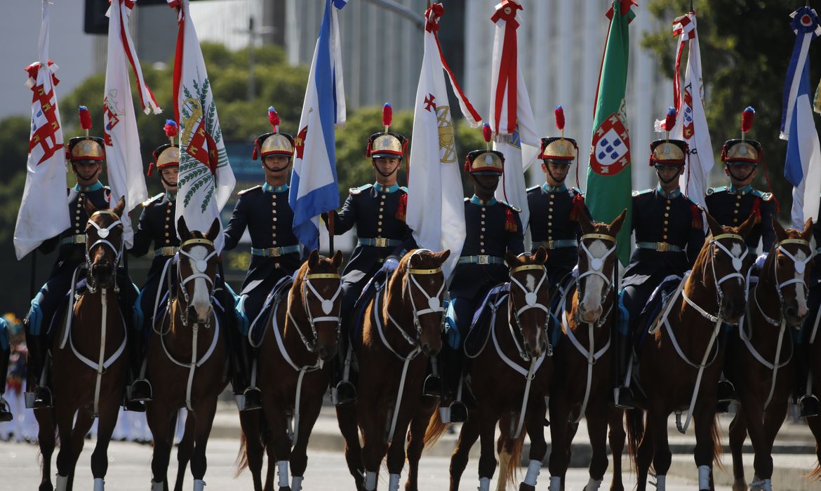  Desfile cívico-militar de 7 de setembro, Dia da Independência, na Avenida Presidente Vargas. 