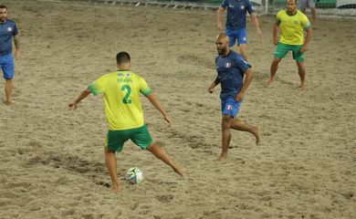 brasil, frança, Mundial de Futebol de Areia Raiz
