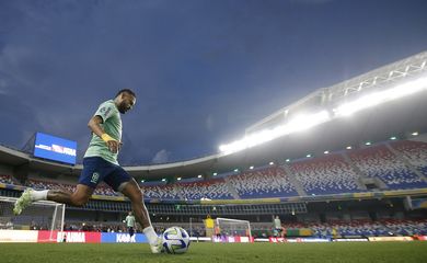 Neymar.Treino da Seleção Brasileira no Estadio Mangueirão, Belém do Pará
